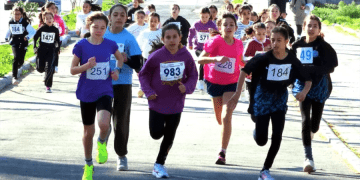 Bodrum’da çocuklar Atatürk Koşusu’nda kıyasıya yarıştı