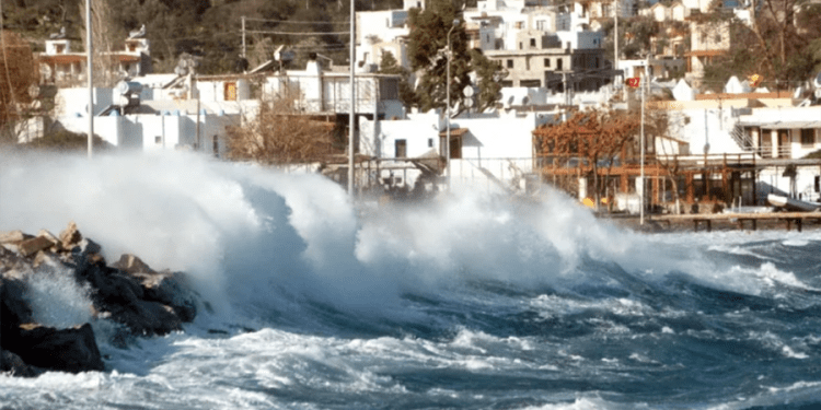 Bodrum’da fırtına kabusu…. Tam 4 gün sürecek