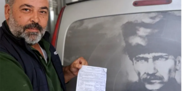 Sanayide tamirde olan araca yaya geçidinde 4500 TL. Trafik cezası kesildi