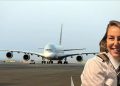 Dünyanın en büyük yolcu uçağına Türk kadın kaptan pilot