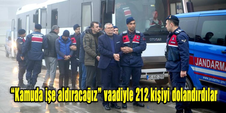 “Kamuda işe aldıracağız” vaadiyle 212 kişiyi dolandırdılar