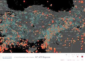 Türkiye ve yakın çevresi 6 Şubat’tan bu yana 107 bin kez sallandı