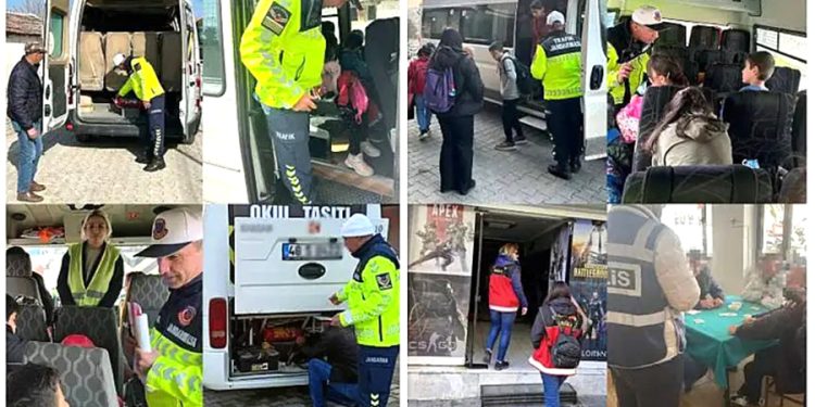 Muğla’daki okul çevrelerine ve servis araçlarına yönelik sıkı güvenlik denetimi