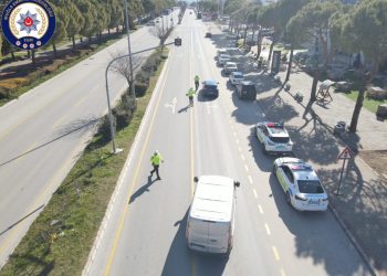 Muğla’da drone destekli trafik denetim