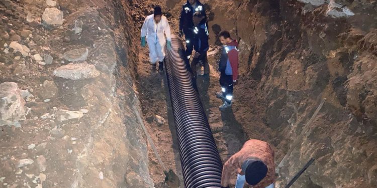 MUSKİ, Bodrum’da 14 Saatte Kanalizasyon Hattı Yeniledi