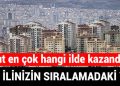 Konutta en çok kazandıran il Muğla oldu
