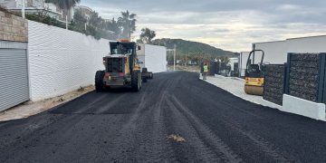 Bodrum’da Asfalt Çalışmaları Devam Ediyor