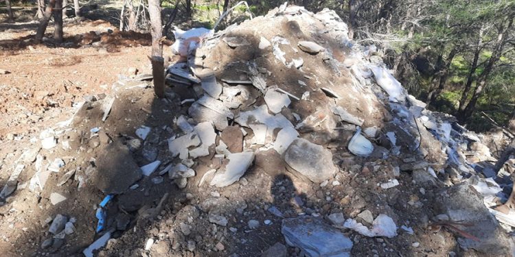 Kaçak Hafriyat Dökümüne 70 Bin Lira Ceza