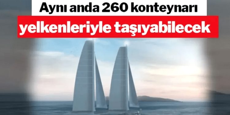 Koç dünyanın ilk yelkenli RoRo gemisini suya indirdi