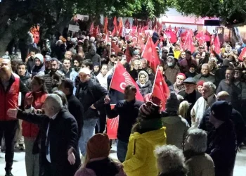 Bodrum “Türkiye’nin Umudu İmamoğlu” sloganları ile inledi