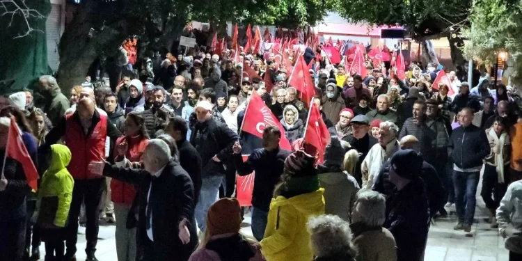 Bodrum “Türkiye’nin Umudu İmamoğlu” sloganları ile inledi