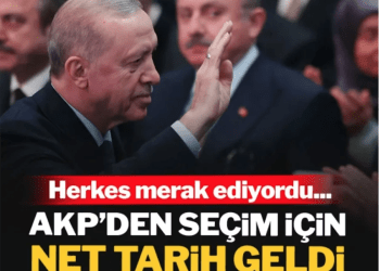 AKP’den erken seçim için net tarih geldi