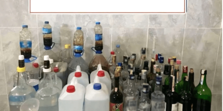 Yatağan’da kaçak içki operasyonu