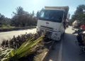 Hafriyat kamyonu dehşeti, faciadan dönüldü