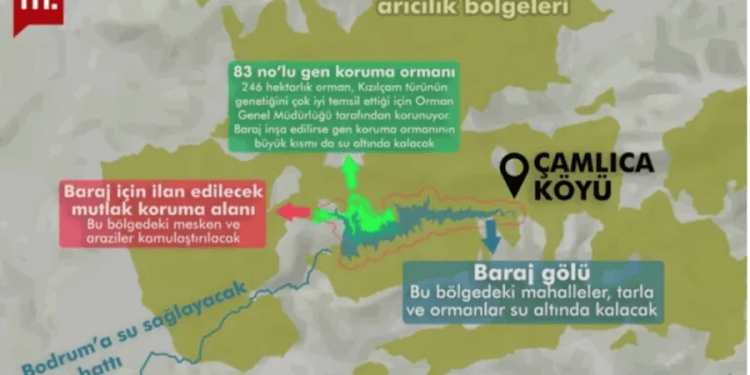 BODRUM’A SU SAĞLAMASI İÇİN YAPILACAK BARAJIN ÇED OLUMLU RAPORU İPTAL EDİLDİ