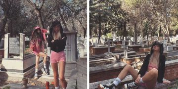 Mezarlıkta tepki çeken harekete soruşturma: Türkiye’yi terk etmişler