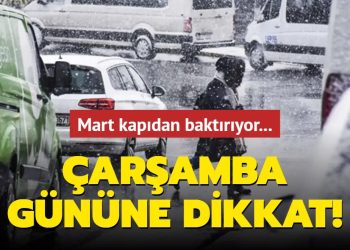 Bodrum’da kar yok ama fırtına geliyor