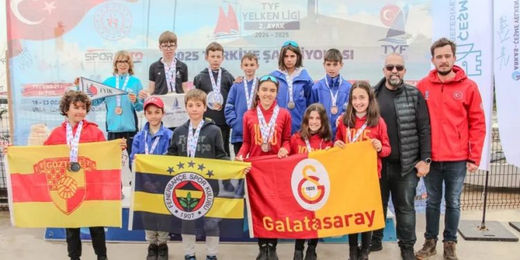 2024 – 2025 TYF Yelken Ligi 2. Ayak Optimist Junior Yarışları Tamamlandı
