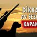 Muğla’da av sezonu sona erdi