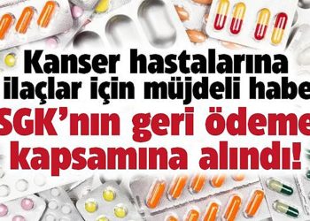 5’i Kanser Toplam 16 İlaç Geri Ödeme Listesine Alındı