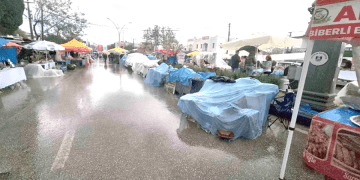 Acı Ot Festivali’ni sağanak yağış vurdu