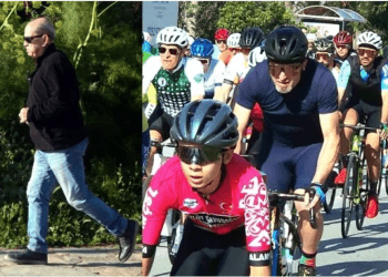 Bodrum’da bisiklet yarışı yapıldı, vatandaş işine koşarak gitti…