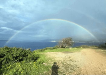 Bodrum’da Gökkuşağı güzelliği