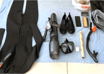 Sualtı Scooter ile umuda yolcuğa çıkacağı sırada yakalandı