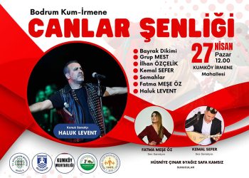 Haluk Levent Bodrum Kum-İrmene Canlar Şenliğinde Sahne Alacak