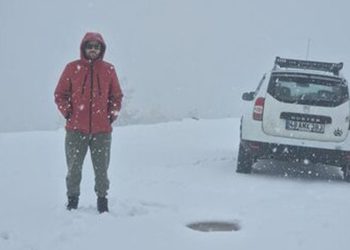 Muğla’da Nisan ayında kar sürprizi