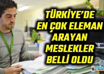 Türkiye’de En Çok Bu Mesleklere Eleman Aranıyor