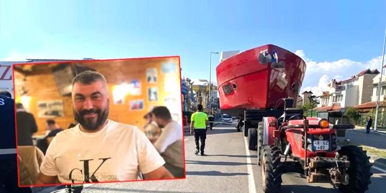 Tekneden karayoluna düşen kişi öldü