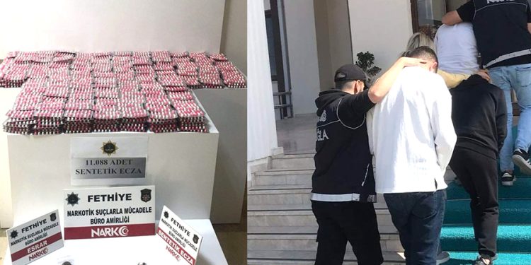 Binlerce Sentetik Hap Ele Geçirildi