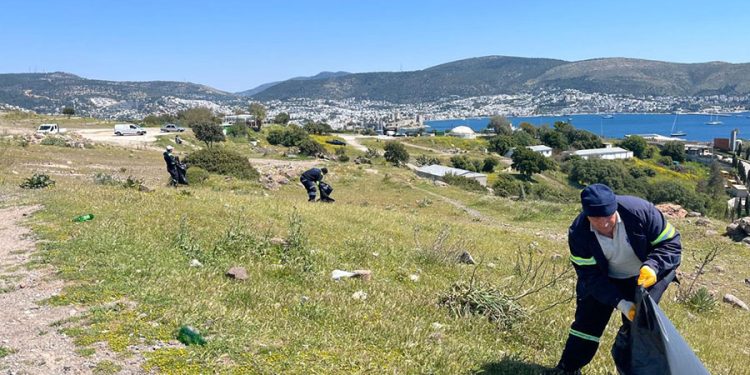 Gümbet Mahallesi’nde Kapsamlı Temizlik Çalışması