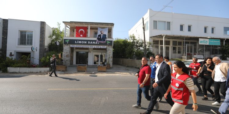 Büyükşehir’in Bodrum’daki 62 Milyon TL’lik Yol Yatırımı Tamamlanıyor