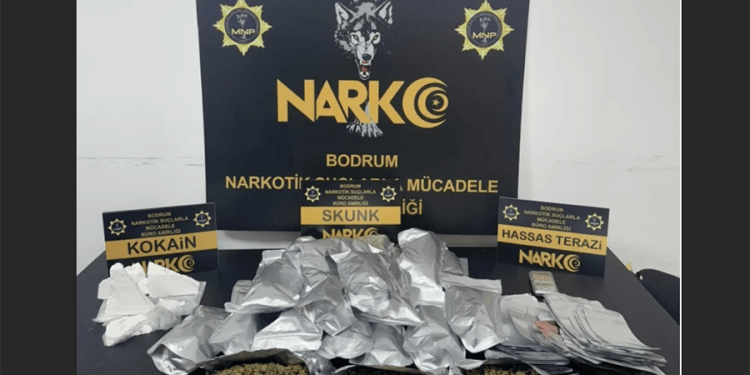 Bodrum’da kokain operasyonu