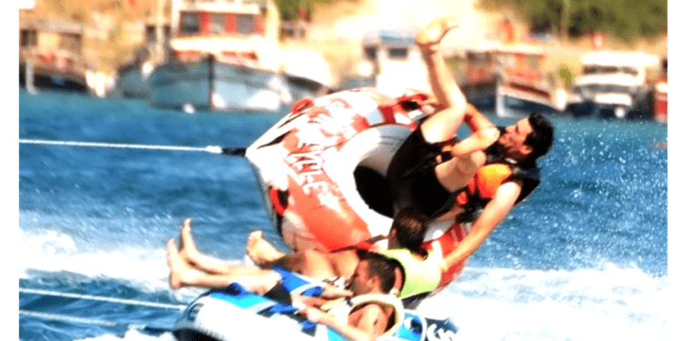 Bodrum’da su sporları kazası 3 Polonyalı turist yaralandı