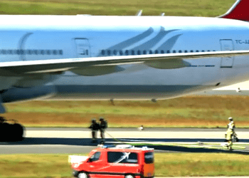 Almanya’da THY alarmı: Yükselen dumanlar yürekleri ağza getirdi