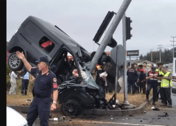 Yağışlar kazaya neden oldu 1 ölü 3 yaralı