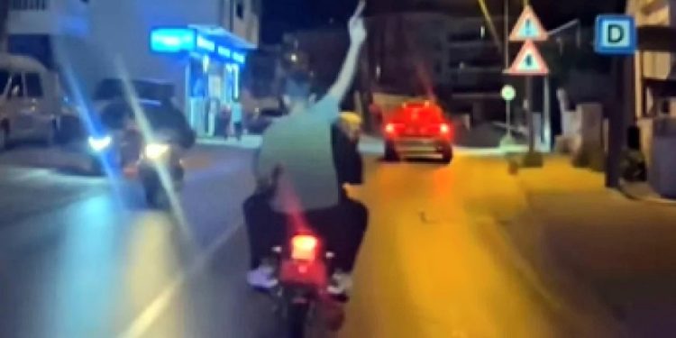 Milas kovboyları “Elde silah” sokakları birbirine kattı yakalandı