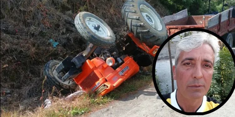 Traktörün Altında Kalan Sürücü Hayatını Kaybetti