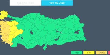 Meteoroloji’den Muğla için turuncu kodlu fırtına uyarısı