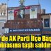 Fethiye AK Parti İlçe Başkanlığı binasına taşlı saldırı