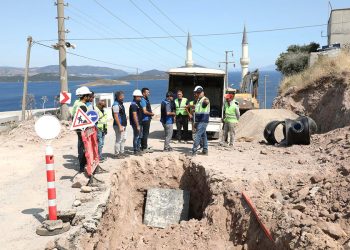 Bodrum’da Arızalı Hatların 3 bin 200 Metresi Yenilendi