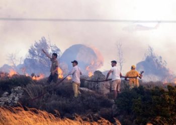 Dereköy’de 4 dekar makilik alan yandı