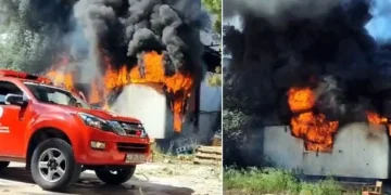Torba’daki fırının konteynırında işçiler yangına uykuda yakalandı!