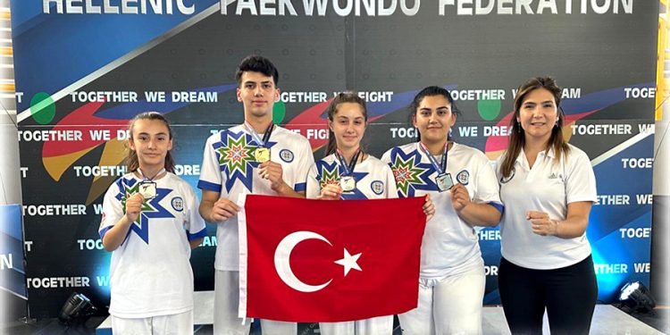Büyükşehir Taekwondo Sporcuları Yunanistan’da Tarih Yazdı