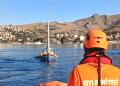 Bodrum açıklarında tekne sürüklendi; 2 kişi kurtarıldı
