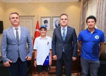 Avrupa Şampiyonu Cengiz Eren Güvenç’ten Vali Akbıyık’a Ziyaret