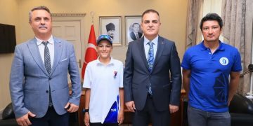 Avrupa Şampiyonu Cengiz Eren Güvenç’ten Vali Akbıyık’a Ziyaret